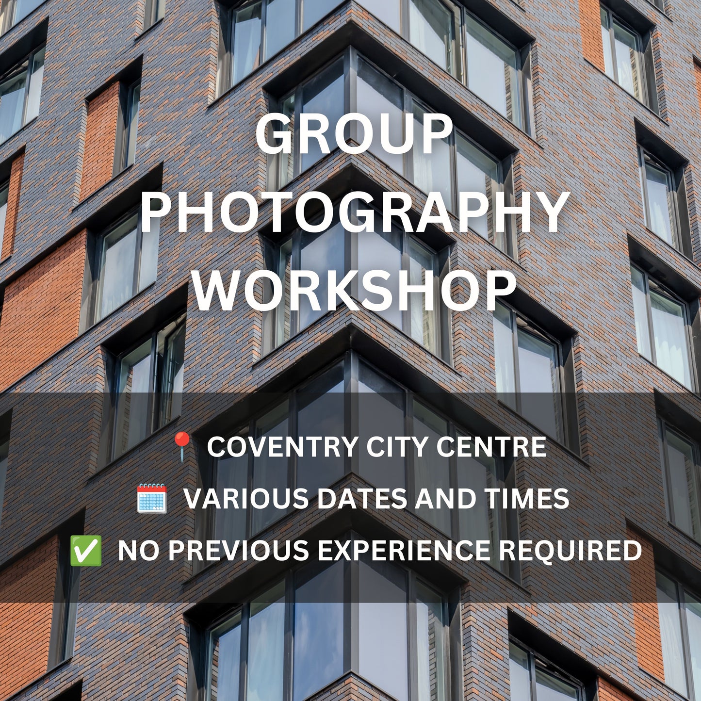 Coventry City Centre – Group Photography Workshop